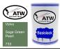 Preview: Volvo, Saga Green Pearl, 733: 500ml Lackdose, von ATW Autoteile West.